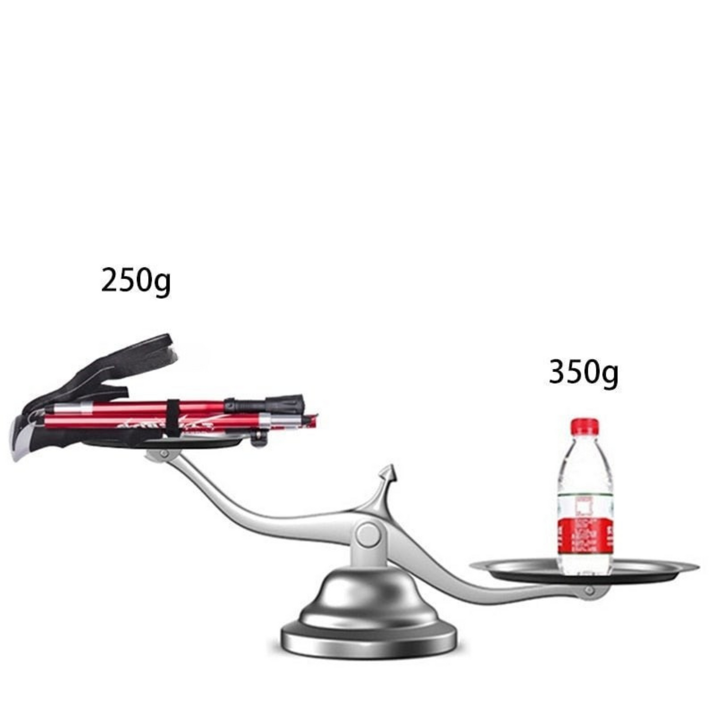 Folding trekking poles aluminum height adjustable lightweight