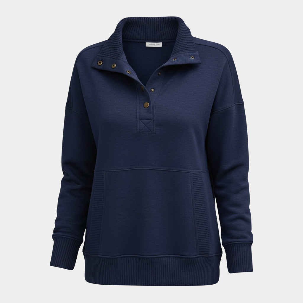 Maglione Donna Scollo a V Felpa Casual Quotidiano