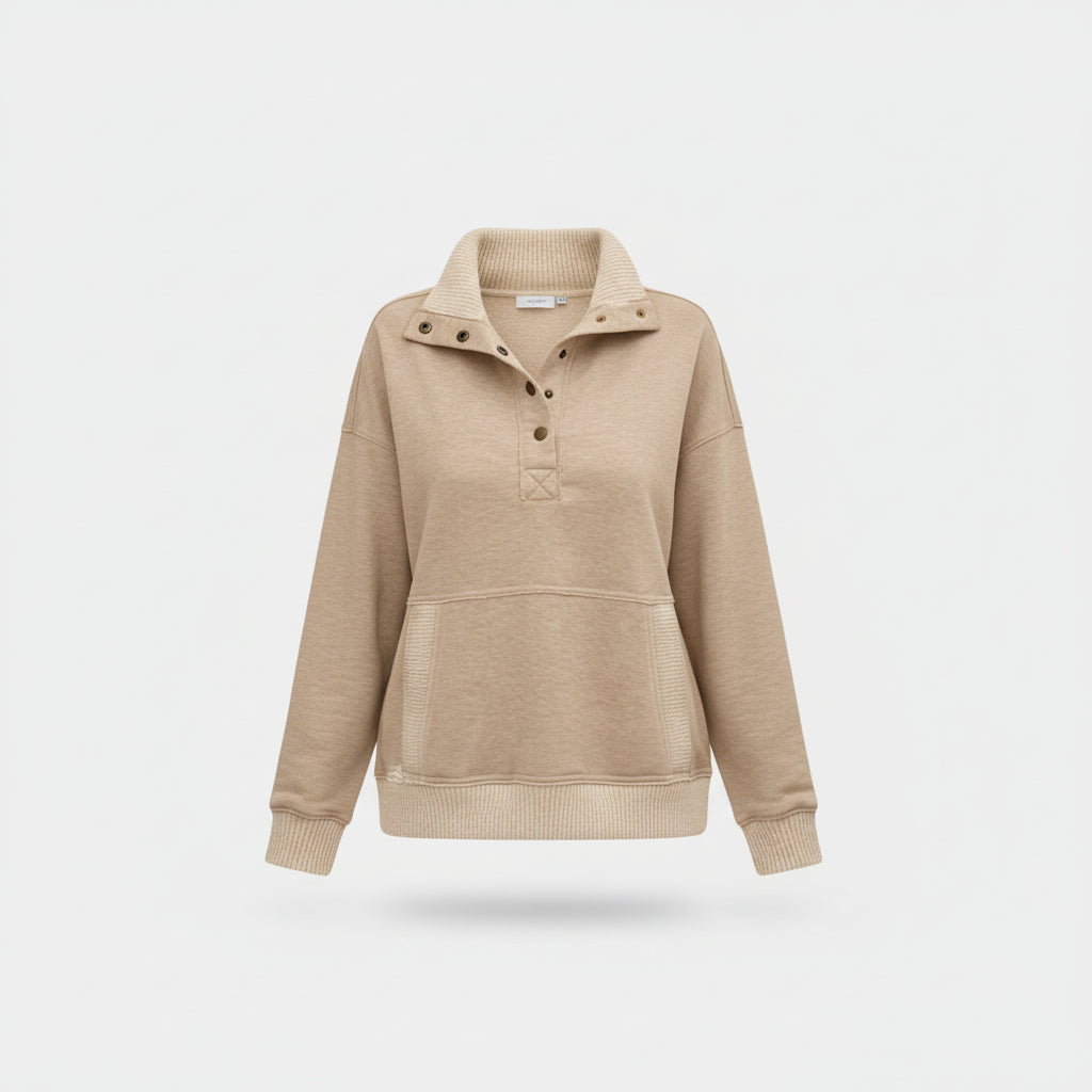 Maglione Donna Scollo a V Felpa Casual Quotidiano