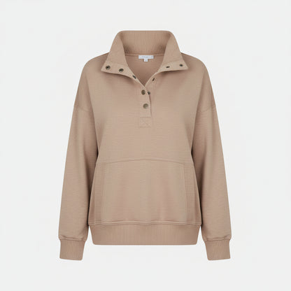 Maglione Donna Scollo a V Felpa Casual Quotidiano