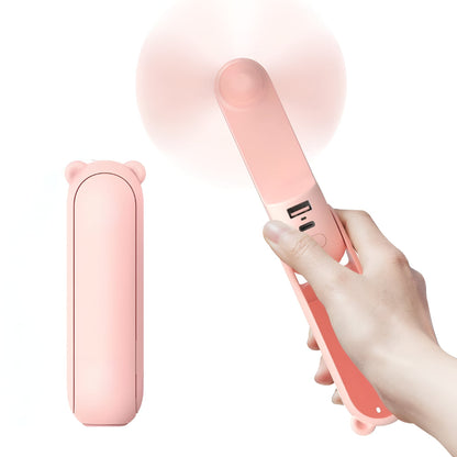 USB fan handheld fan portable foldable pocket fan