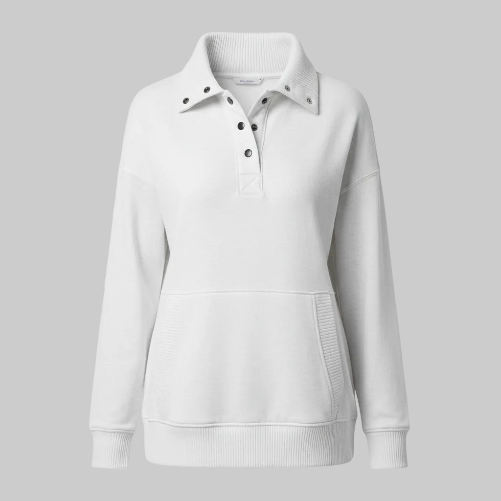 Maglione Donna Scollo a V Felpa Casual Quotidiano