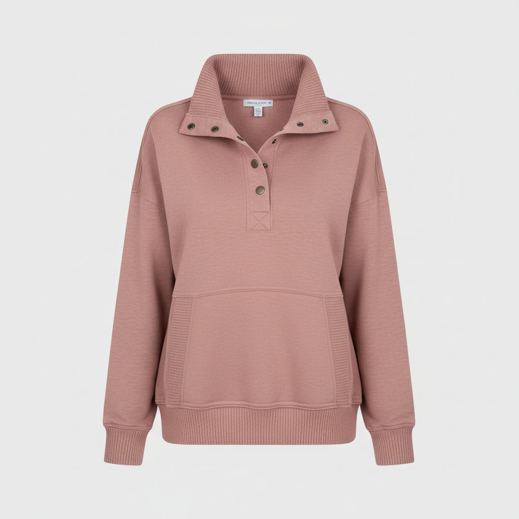 Maglione Donna Scollo a V Felpa Casual Quotidiano