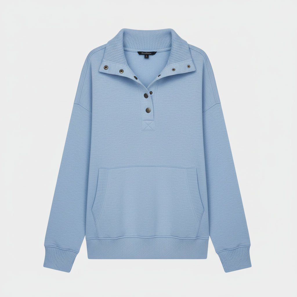 Maglione Donna Scollo a V Felpa Casual Quotidiano