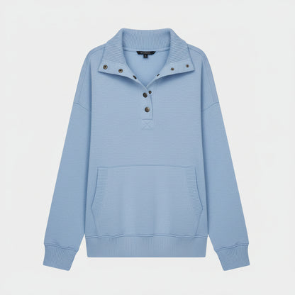 Maglione Donna Scollo a V Felpa Casual Quotidiano