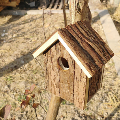 Vogelhaus Rustikales Holz Nistkasten Outdoor