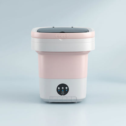 Mini lavatrice pieghevole compatta per piccoli carichi di biancheria