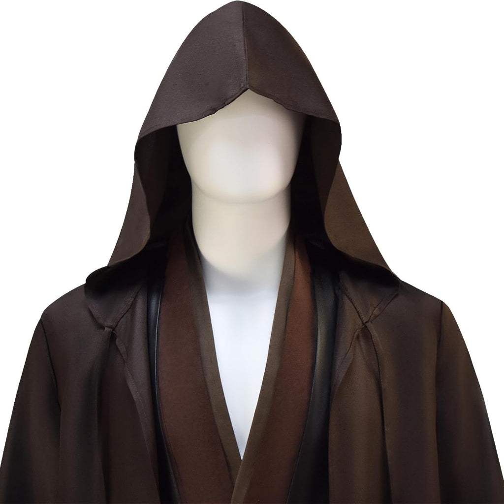 Halloween Kostüme Herren Tunika Kapuzenrobe Komplettset