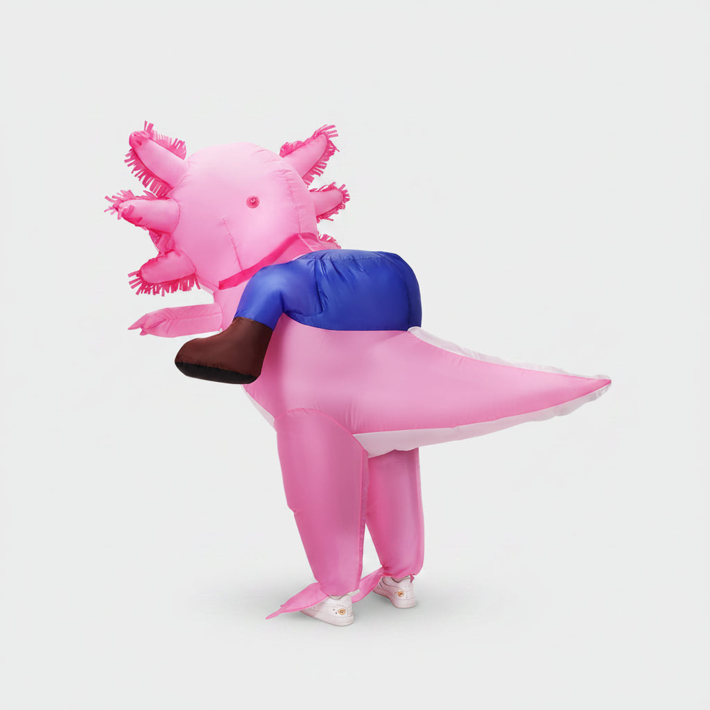 Kinderkostüm Aufblasbar Axolotl Halloween