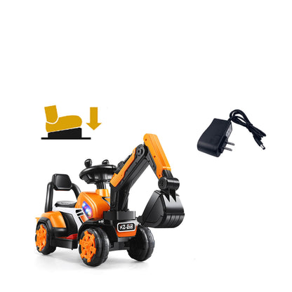 Kinder Elektrobagger 6V Sitzbagger Baggerfahrzeug mit Schaufel