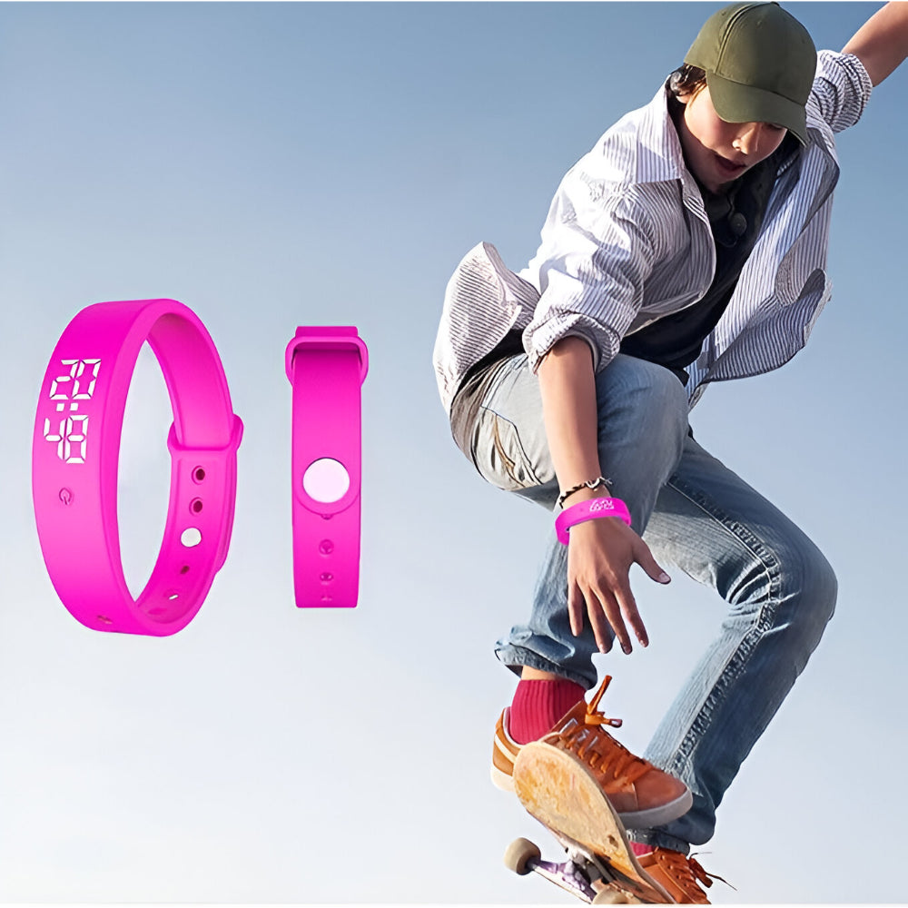 Smartwatch Wasserdicht Silikon Fitness Armbanduhr