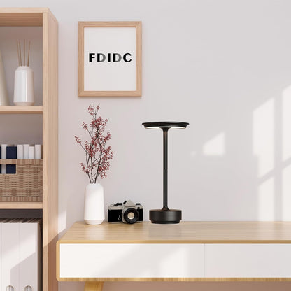 Moderne Schwarze LED Tischlampe dimmbar