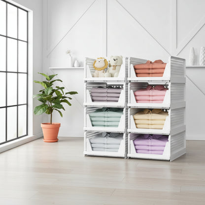 Cajas de almacenamiento plegables prácticas Armario