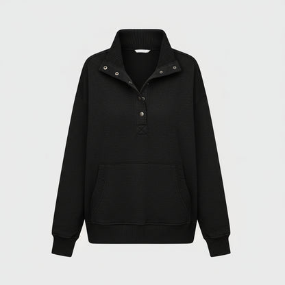 Maglione Donna Scollo a V Felpa Casual Quotidiano
