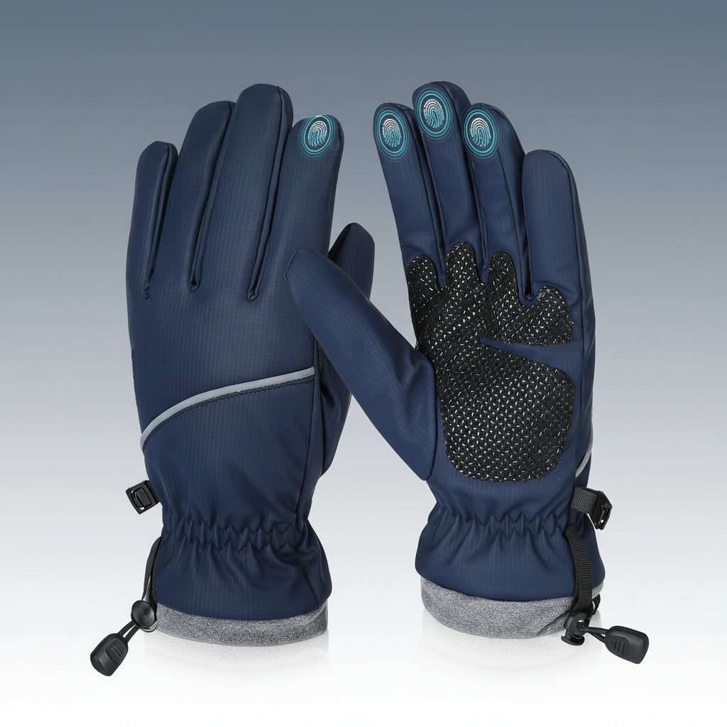 Guantes de invierno Resistente al viento Impermeable Compatible con pantalla táctil
