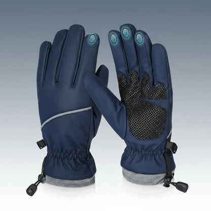 Guantes de invierno Resistente al viento Impermeable Compatible con pantalla táctil