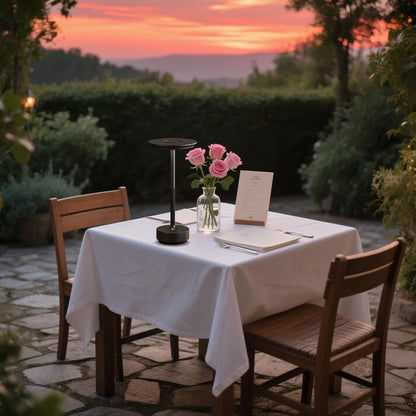 Moderne Schwarze LED Tischlampe dimmbar