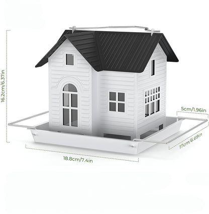 Solar Vogelhaus Laterne Metall Garten Deko