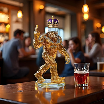 Whiskey Karaffe Lustiges Glasfiguren Design