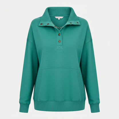 Maglione Donna Scollo a V Felpa Casual Quotidiano