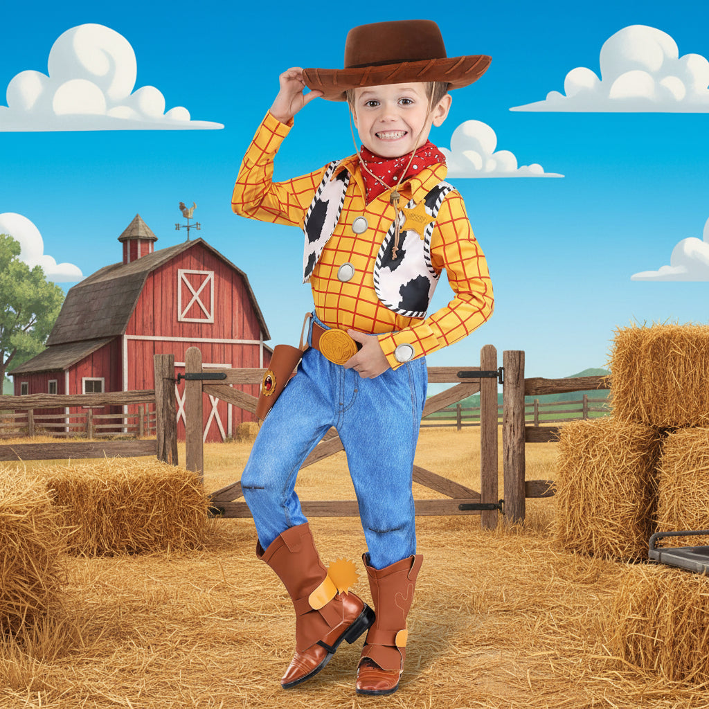 Halloween Kostüme Cowboy Kinder Western Outfit Set