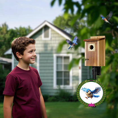 Vogelhaus Holz Wetterfest Nistkasten Außen