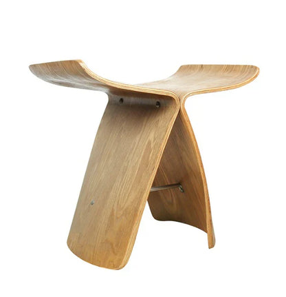 Tabouret en bois minimaliste design scandinave japonais
