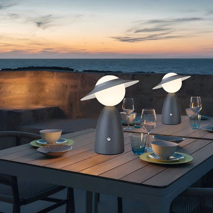 LED Tischlampe modern dimmbar Metall Design