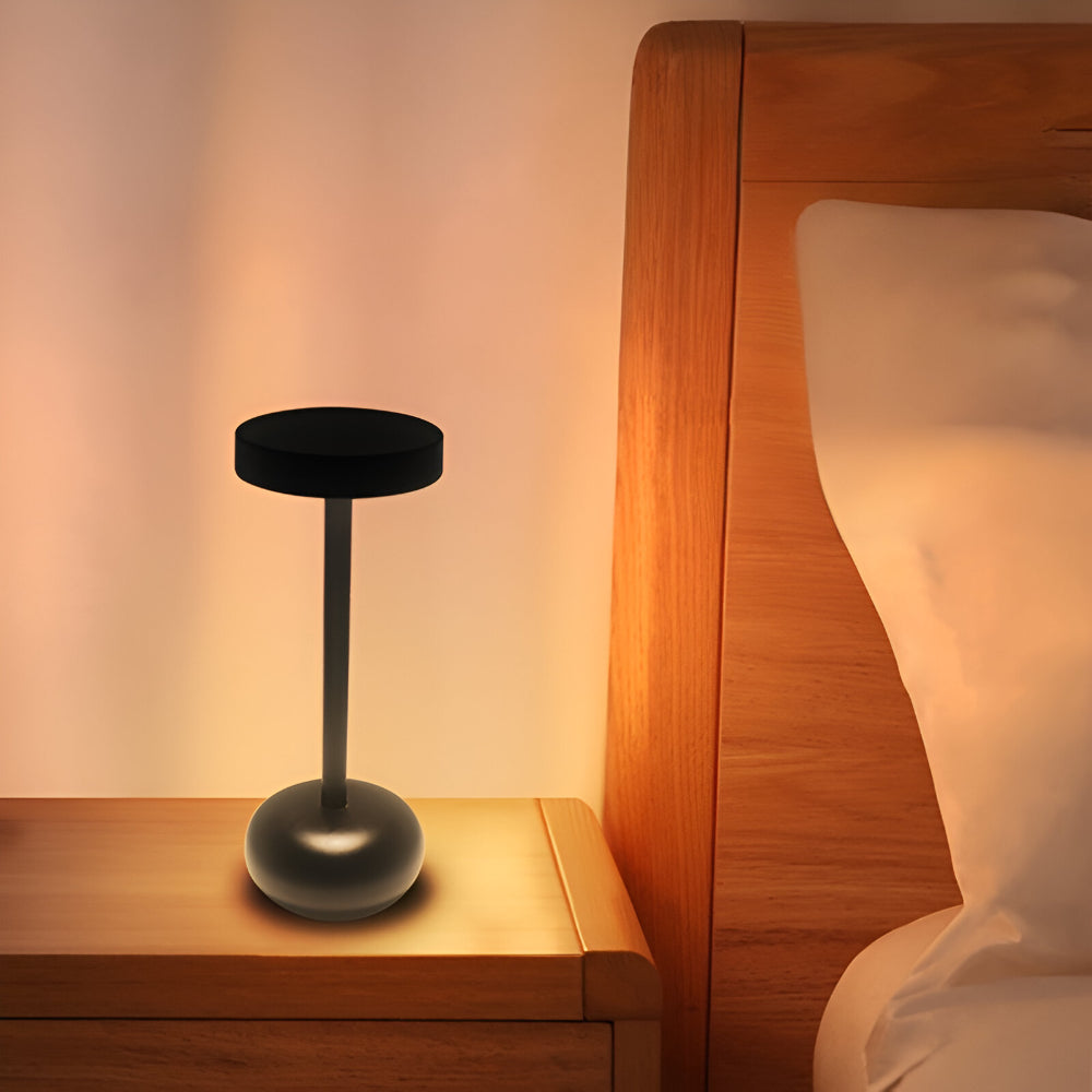 Tischlampe LED Dimmbar USB Wiederaufladbar Modernes Metall Design
