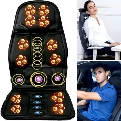 Massage seat cover with heating function for car and home