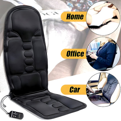 Massage seat cover with heating function for car and home