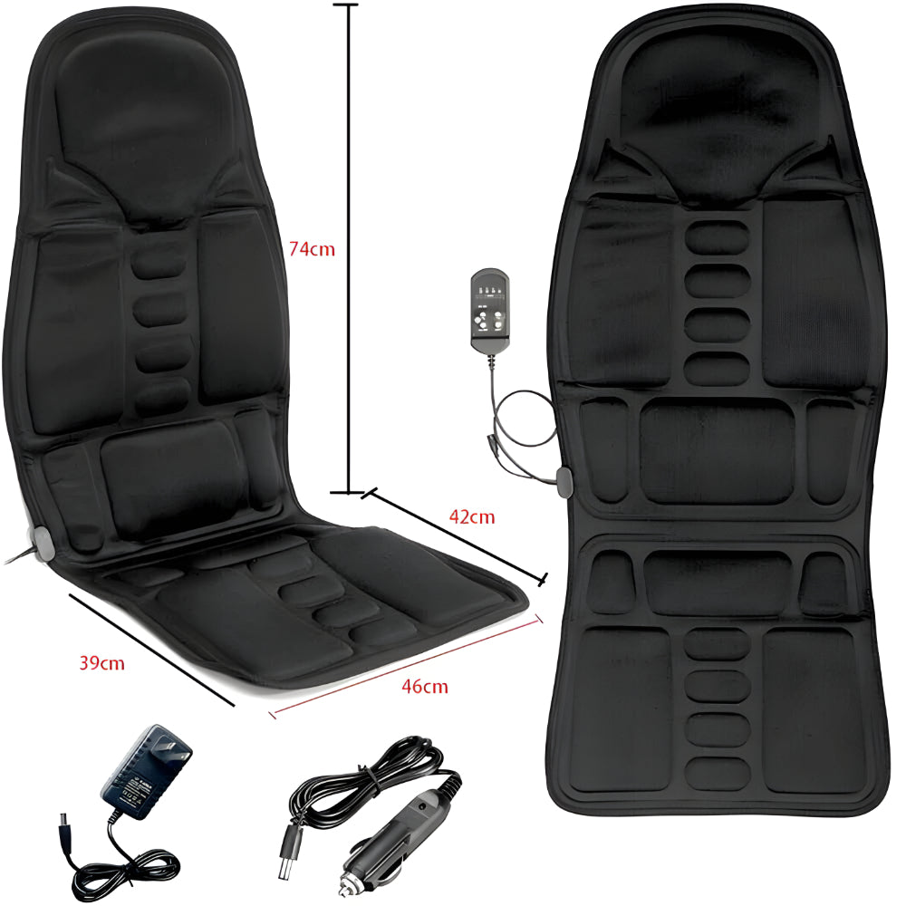 Massage seat cover with heating function for car and home