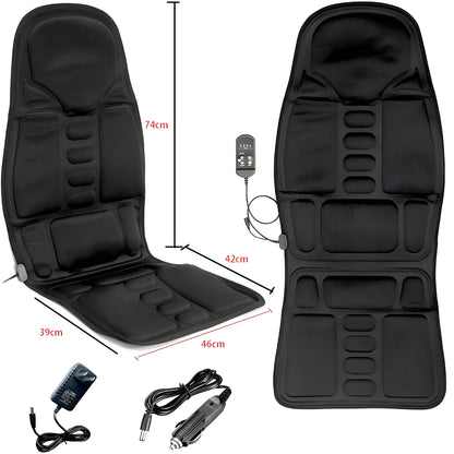 Massage seat cover with heating function for car and home