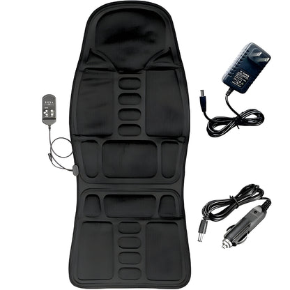 Massage seat cover with heating function for car and home