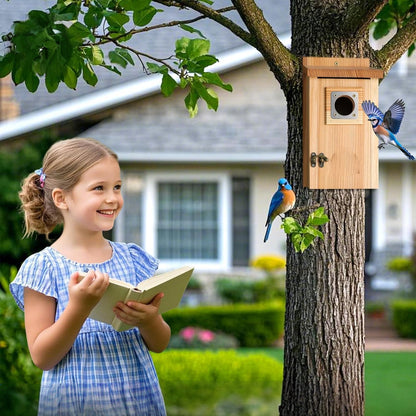 Vogelhaus Holz Wetterfest Nistkasten Außen