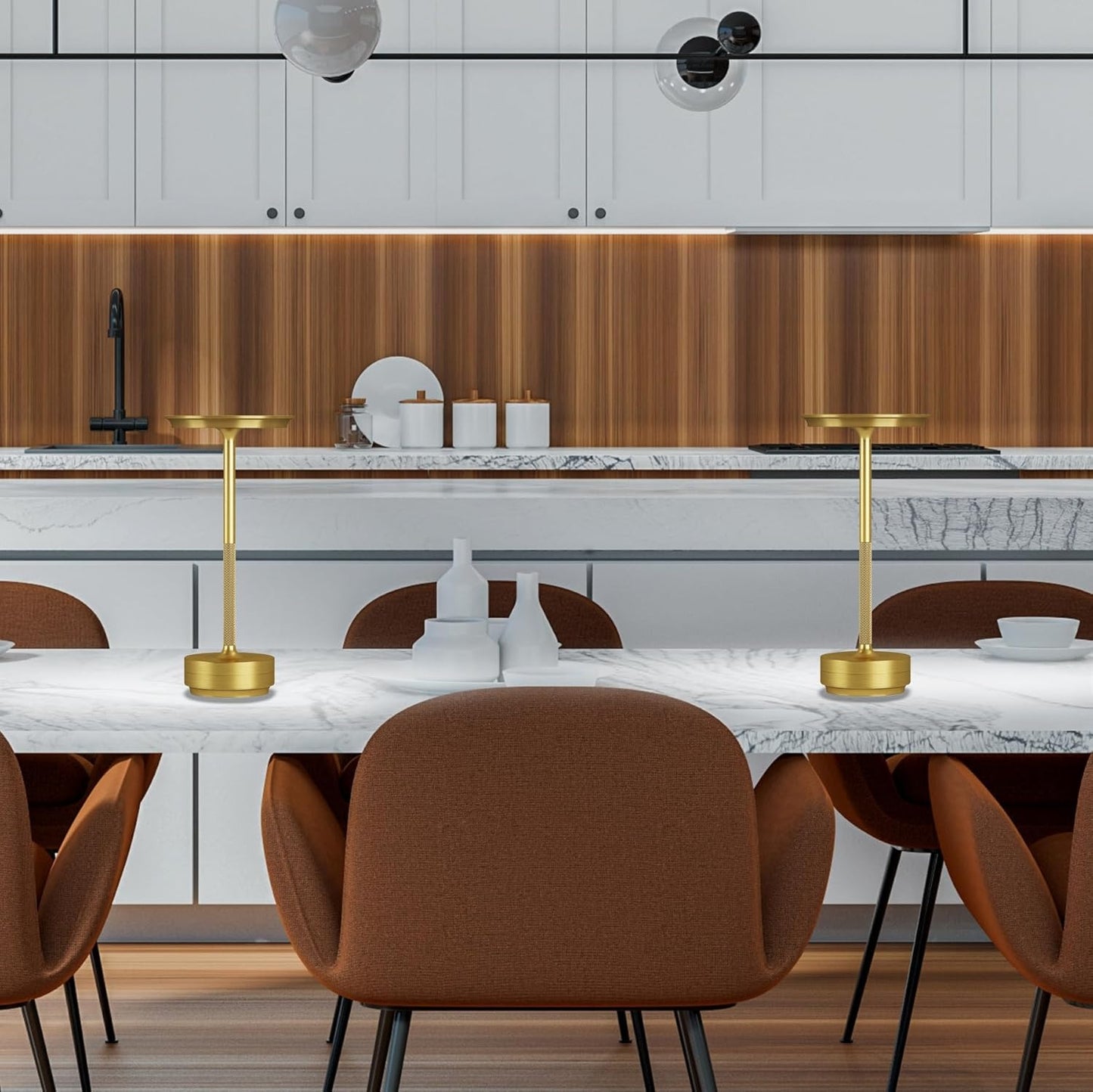 Moderne Schwarze LED Tischlampe dimmbar