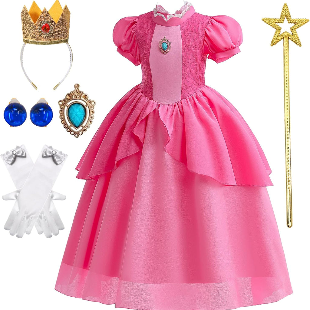 Halloween Kostüme Prinzessinnenkleid Kinderkostüm Zubehörset