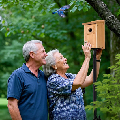 Vogelhaus Holz Wetterfest Nistkasten Außen