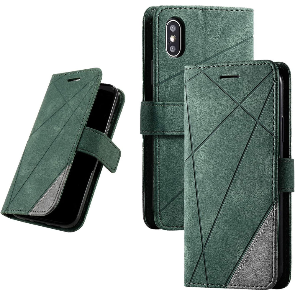 Handyhülle Leder Magnetisch Flip Wallet