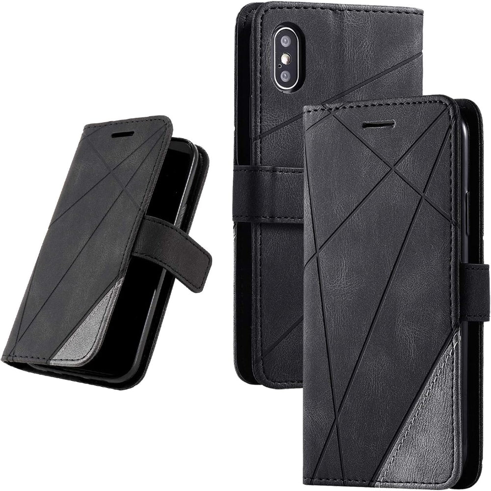 Handyhülle Leder Magnetisch Flip Wallet