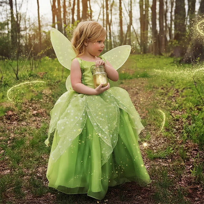 Halloween Kostüme Feenkleid Kinder Flügel Zubehörset