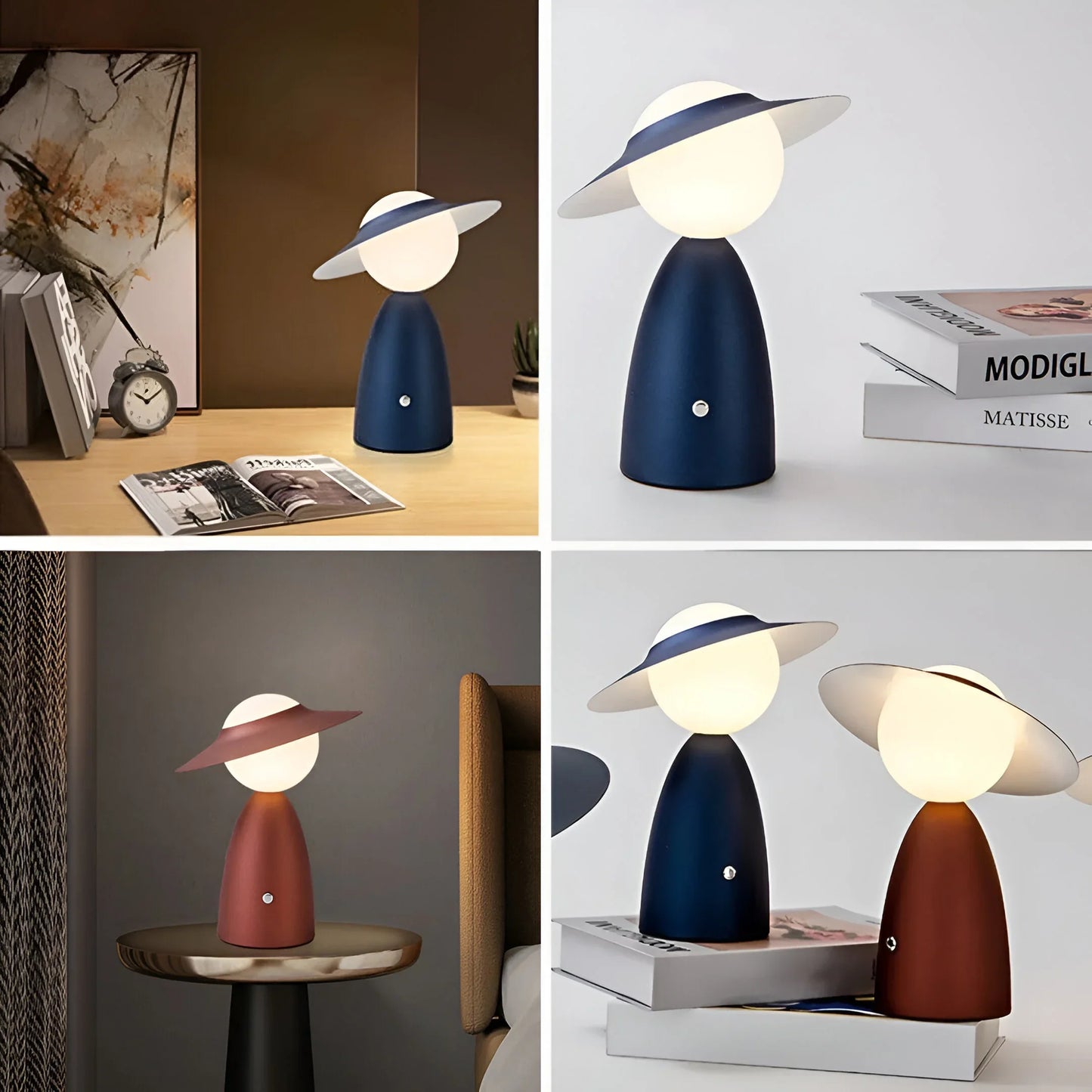 LED Tischlampe modern dimmbar Metall Design