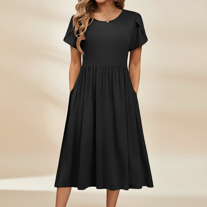 Robe Été Élégante Imprimée Femme Confortable