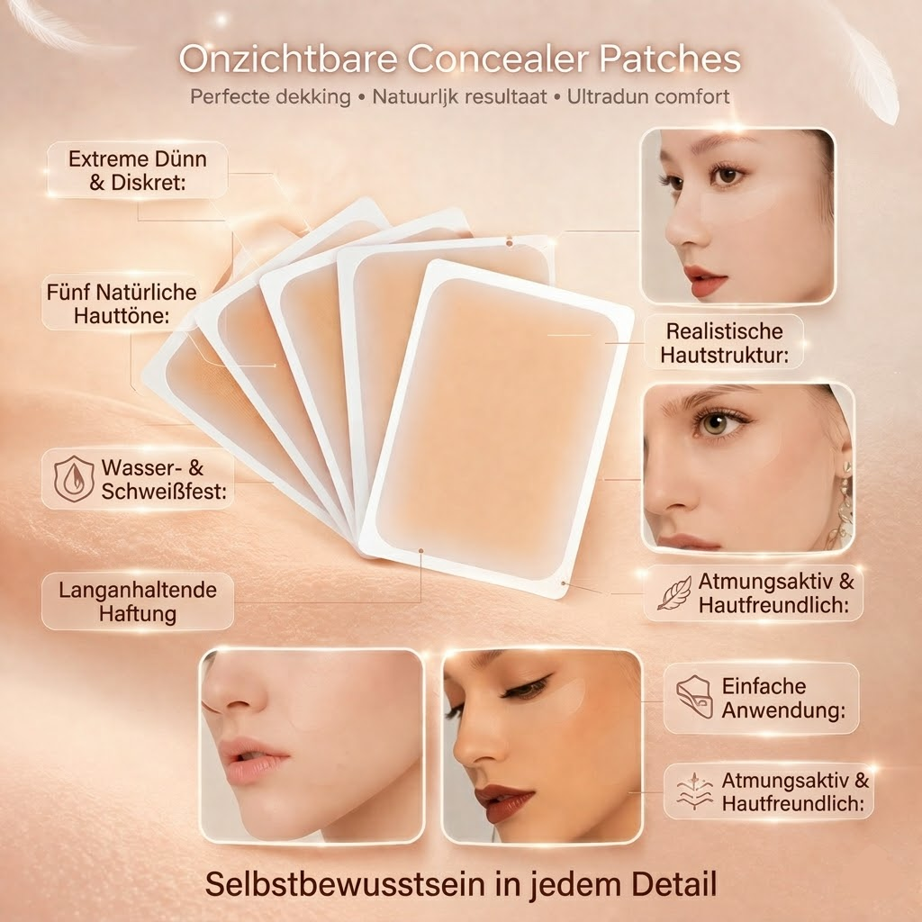 Correcteur de cicatrices, pansements couvrants couleur peau, fins