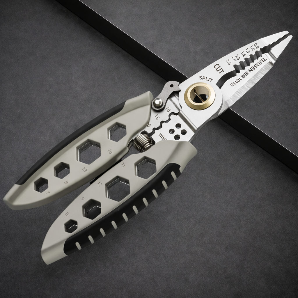 Wire Stripping Pliers Multifunction Pliers Metal Cable Cutter Crimping Pliers