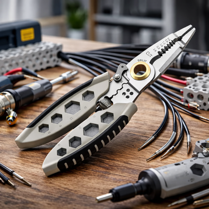 Wire Stripping Pliers Multifunction Pliers Metal Cable Cutter Crimping Pliers