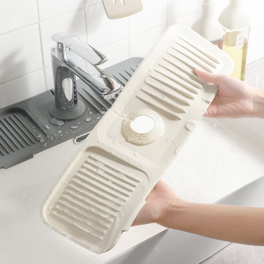 Draining mat silicone self-draining kitchen sink