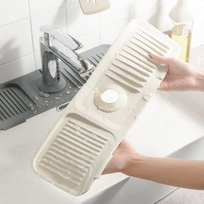 Draining mat silicone self-draining kitchen sink