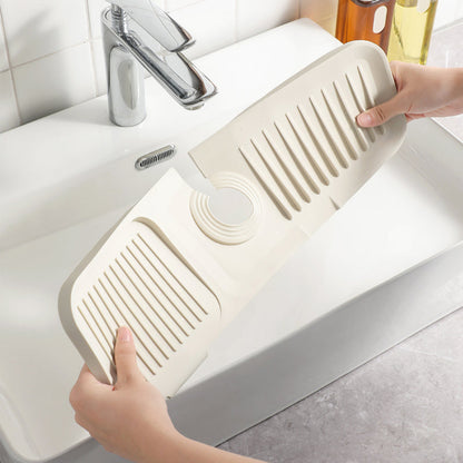 Draining mat silicone self-draining kitchen sink
