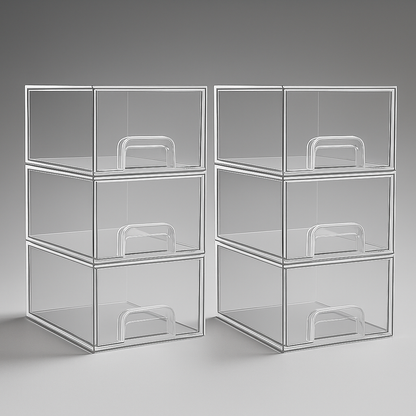 Acryl Aufbewahrungsbox Stapelbar Transparente Schublade Geschenk